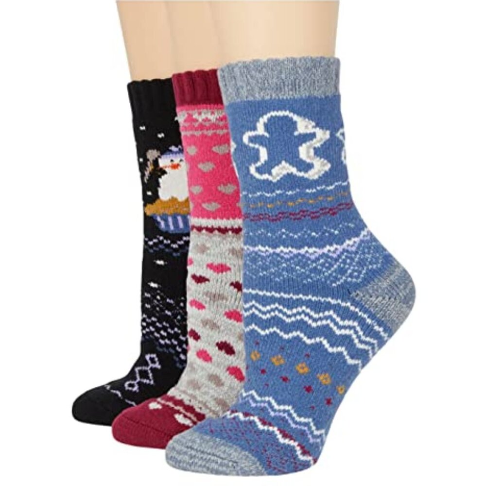 Hue 3-Pack Women's My Favorite Things Socks One Size Multi Color 62856